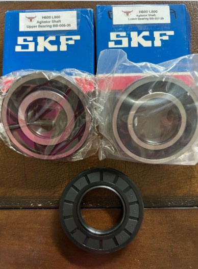Hobart Mixer Agitator Shaft Repair kit  for Models  H600, L800,  Includes Top BB-6-36 & Bottom Beari